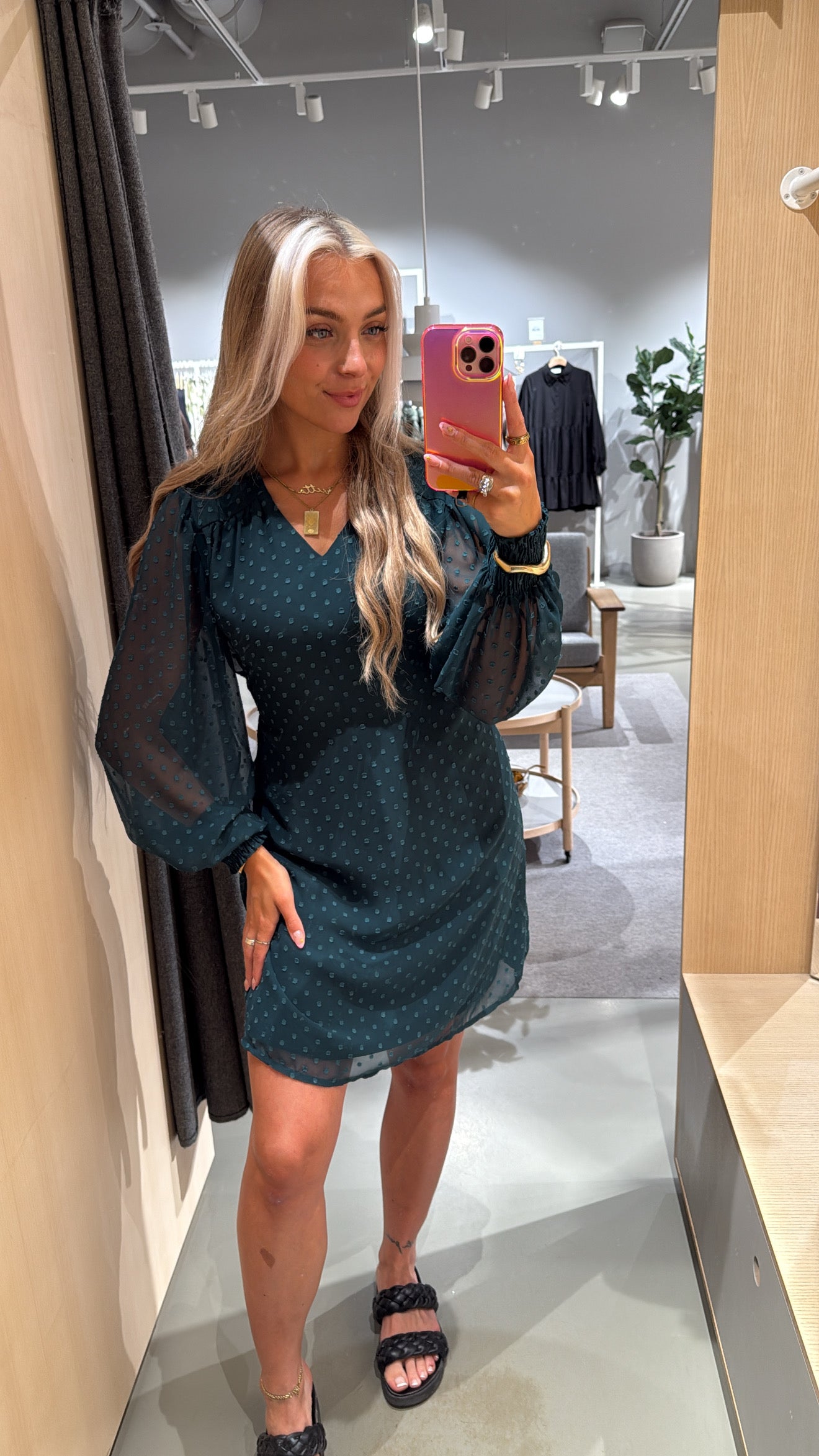 VIEDEE Short Dress - Ponderosa Pine